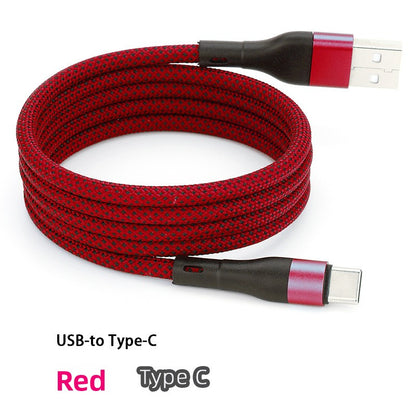 Magnetic Retractable Charging Cable for Fast Charging