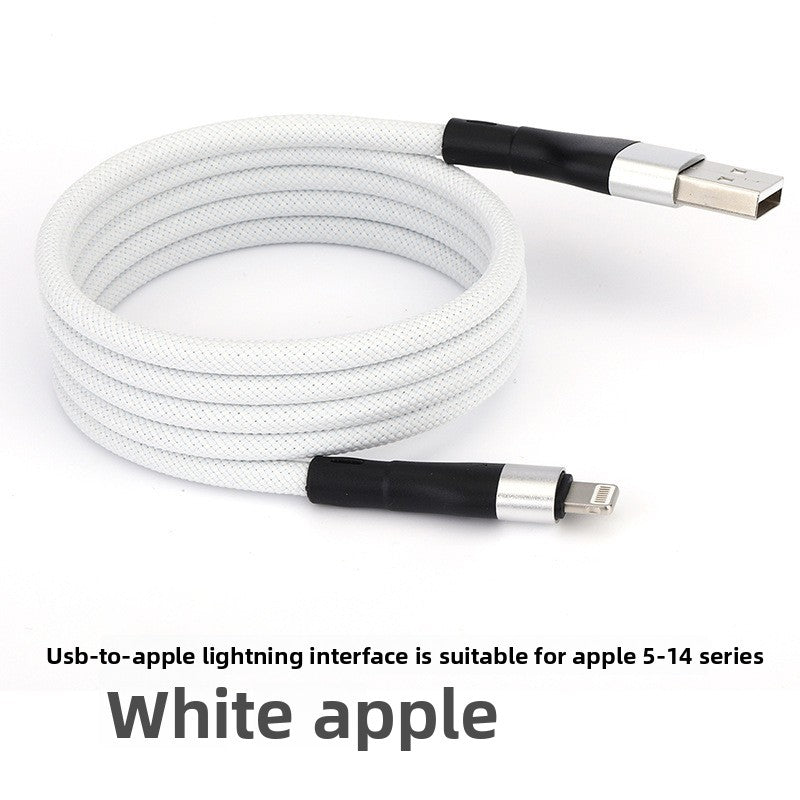 Magnetic Retractable Charging Cable for Fast Charging