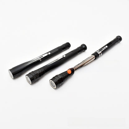 Magnetic Retractable Flashlight with Pickup Function