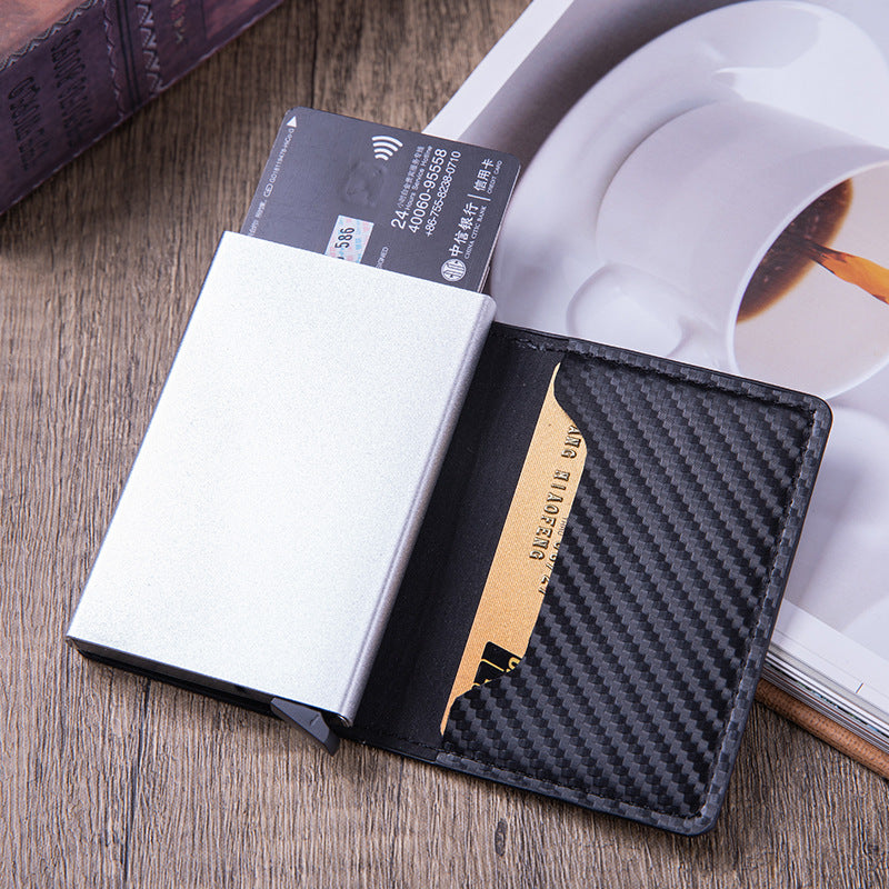 Magnetic RFID Blocking Card Holder Wallet