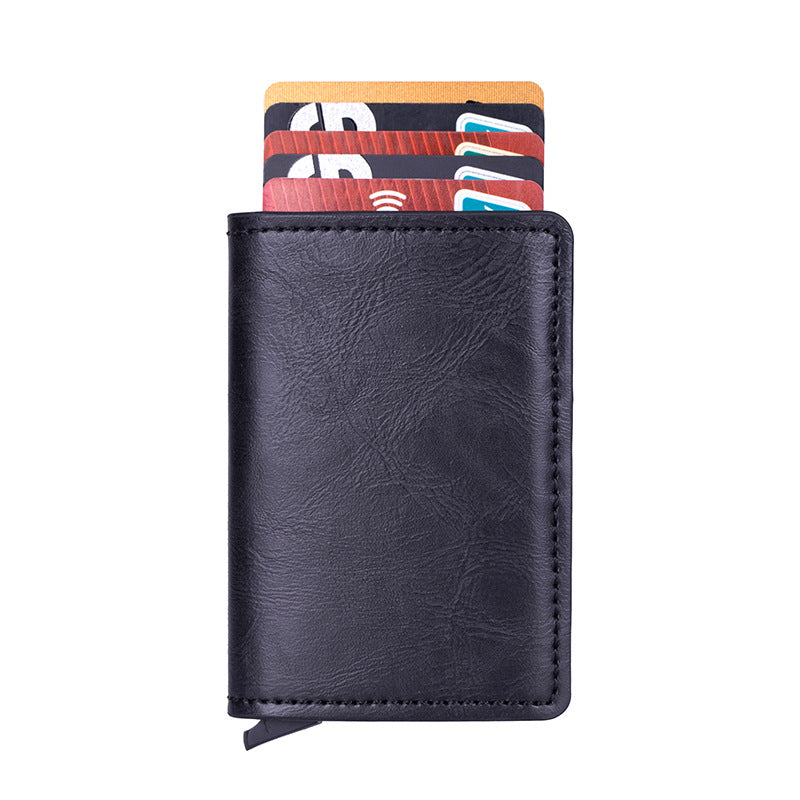 Magnetic RFID Blocking Card Holder Wallet