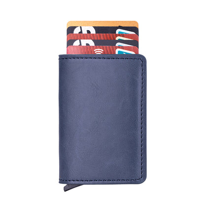 Magnetic RFID Blocking Card Holder Wallet