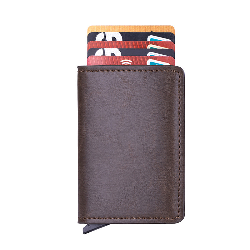 Magnetic RFID Blocking Card Holder Wallet