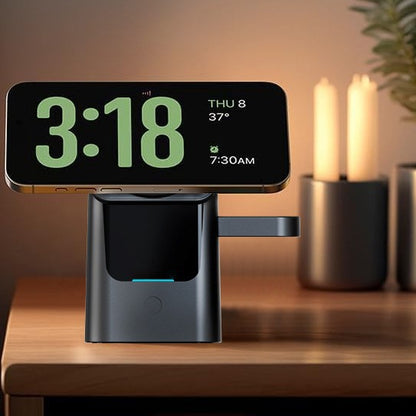 Magnetic Rotating Wireless Charger Stand