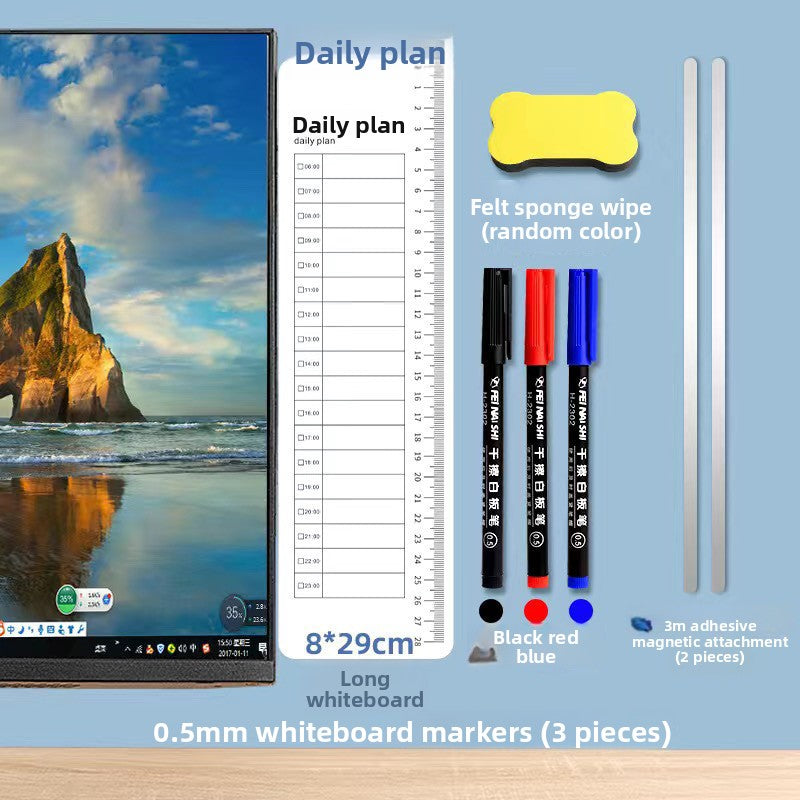 Magnetic screen message board