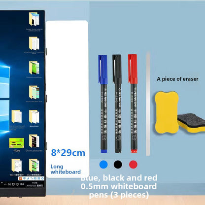 Magnetic screen message board