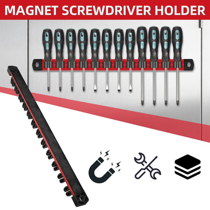 Magnetic Screwdriver Tool Rack
