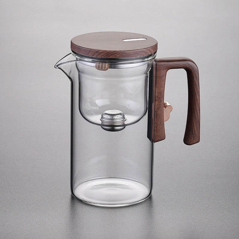Magnetic Separation Glass Teapot