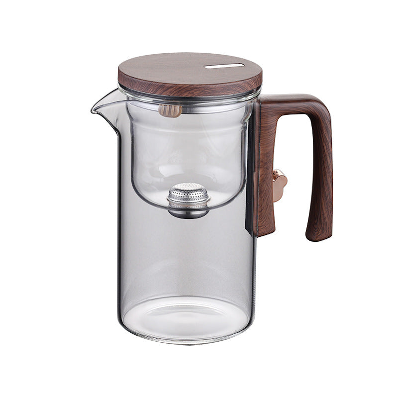 Magnetic Separation Glass Teapot