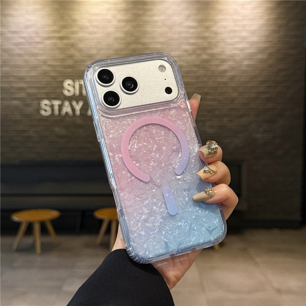 Magnetic Shell Pattern Phone Case