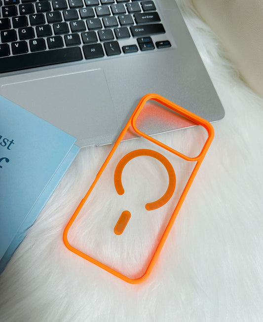 Magnetic Silicone Acrylic iPhone Case