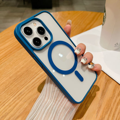 Magnetic Silicone Acrylic Phone Case for iPhone