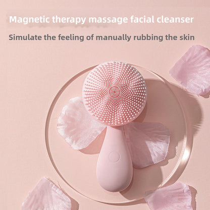 Magnetic Silicone Electric Facial Cleansing Instrument