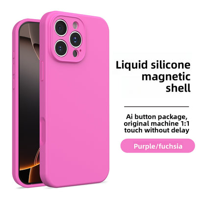 Magnetic Silicone Phone Case for Apple iPhone