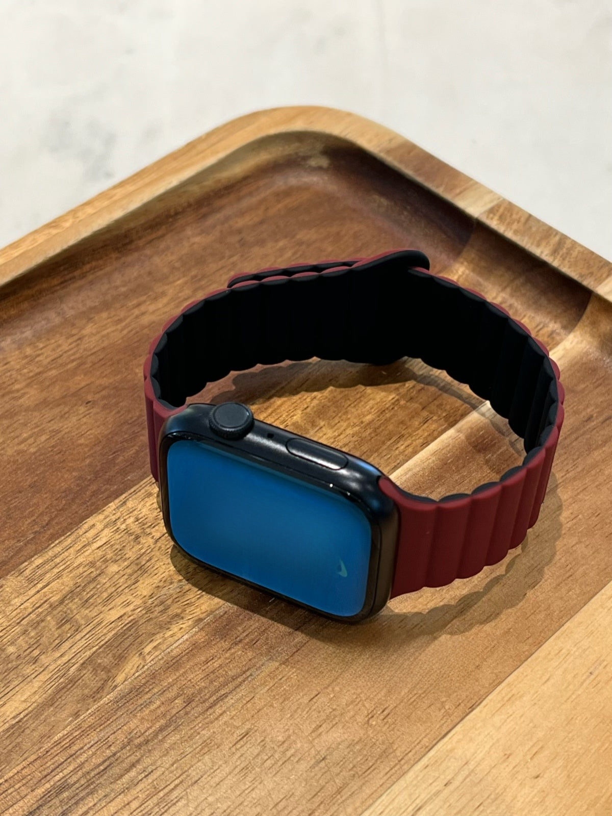 Magnetic Silicone Watch Strap for Apple Watch