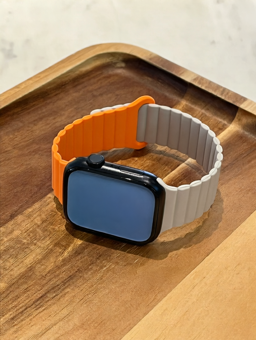 Magnetic Silicone Watch Strap for Apple Watch