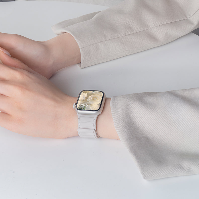 Magnetic Silicone Watch Strap for Apple Watch