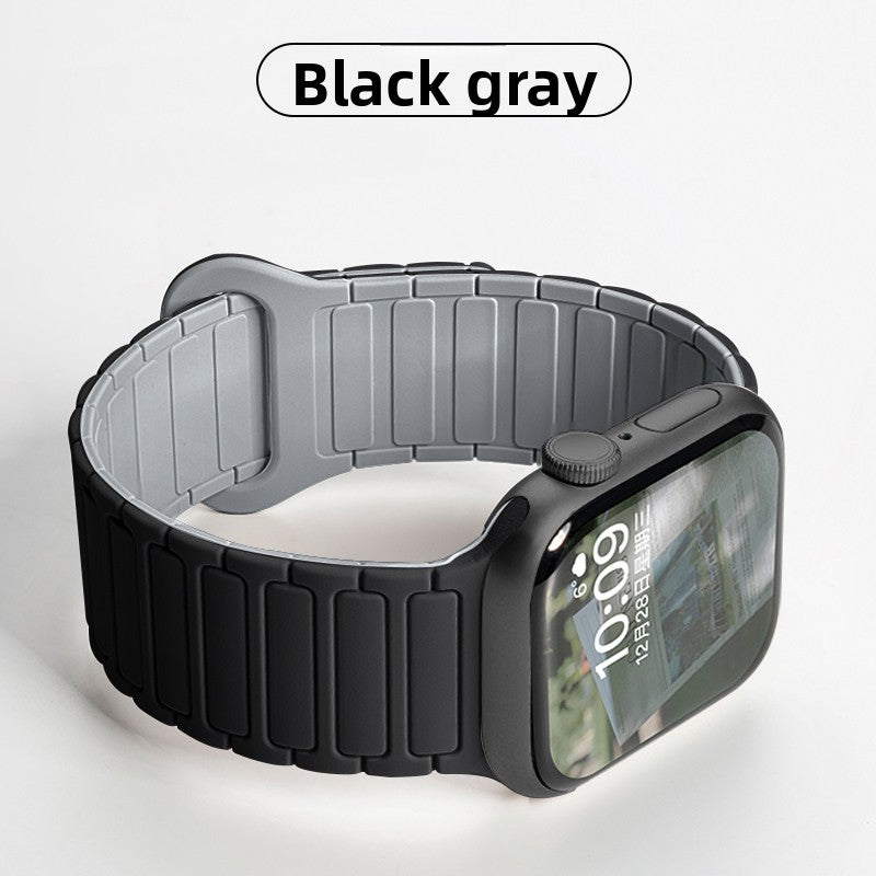 Magnetic Silicone Watch Strap for Apple Watch
