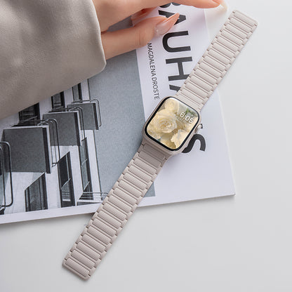 Magnetic Silicone Watch Strap for Apple Watch