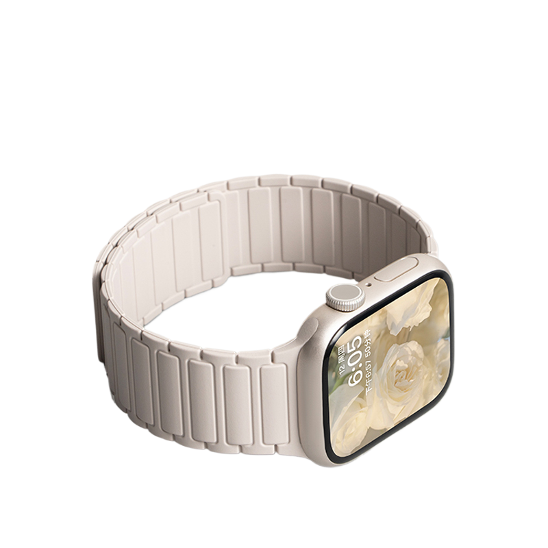 Magnetic Silicone Watch Strap for Apple Watch