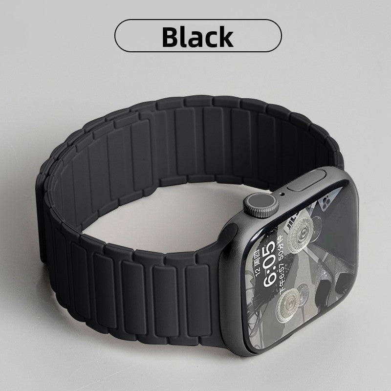 Magnetic Silicone Watch Strap for Apple Watch