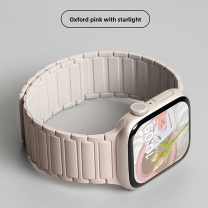 Magnetic Silicone Watch Strap for Apple Watch