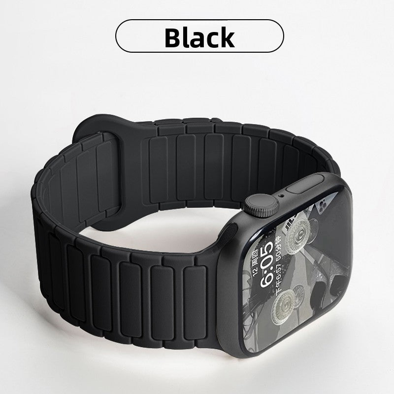 Magnetic Silicone Watch Strap for Apple Watch