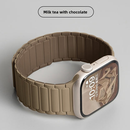 Magnetic Silicone Watch Strap for Apple Watch