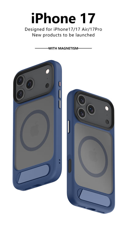 Magnetic Skin-Feel Phone Case with Stand