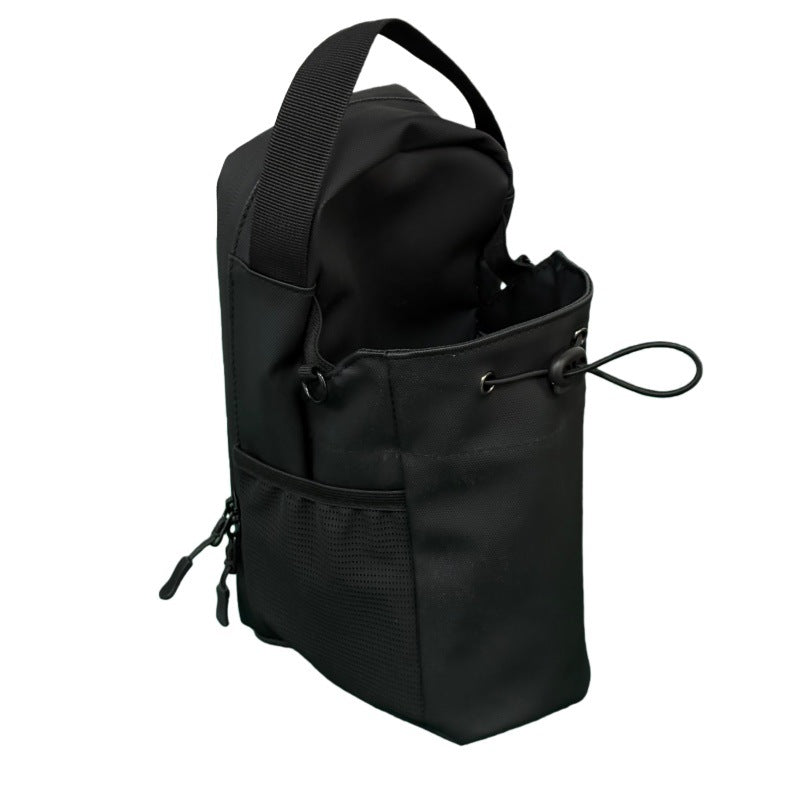 Magnetic snap shoulder bag