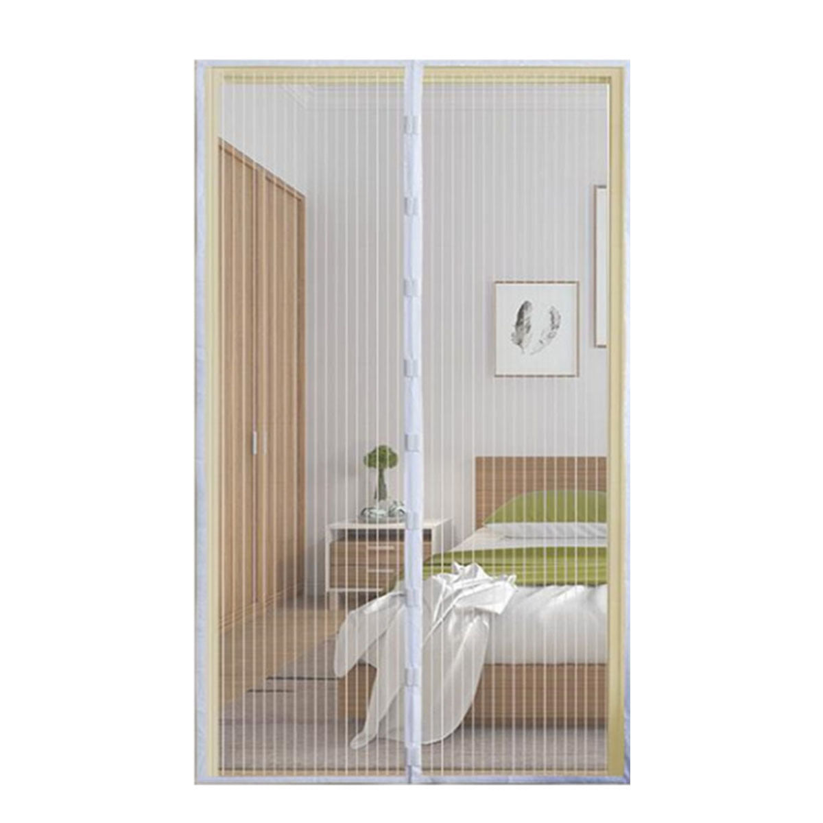 Magnetic soft-sleeve doors can open and close automatically