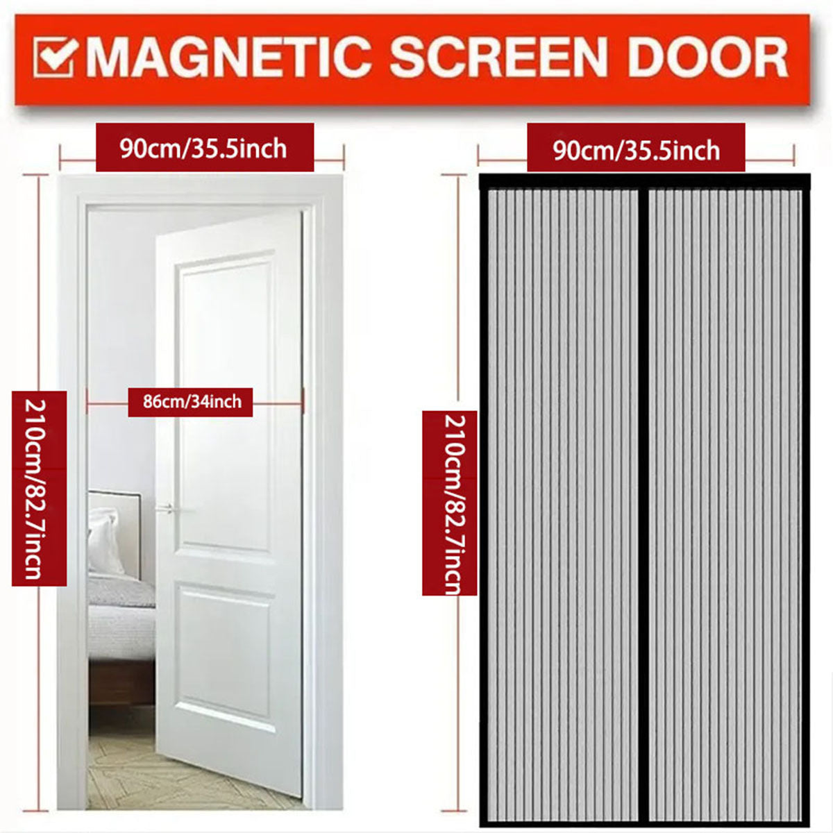 Magnetic soft-sleeve doors can open and close automatically