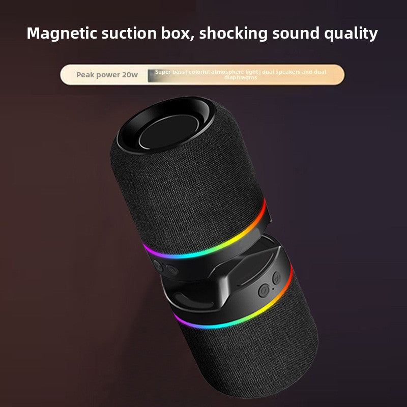 Magnetic Split-Type Bluetooth Speaker with Bass