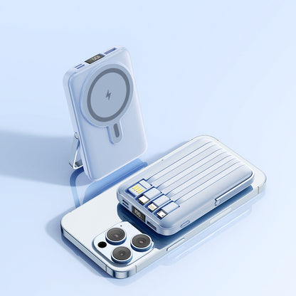 Magnetic Stand Wireless Fast Charging Power Bank