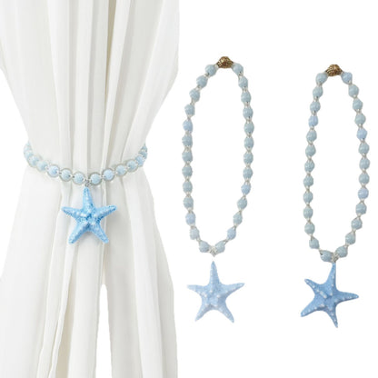 Magnetic Starfish Curtain Straps Macaron Color Acrylic Curtain Tiebacks