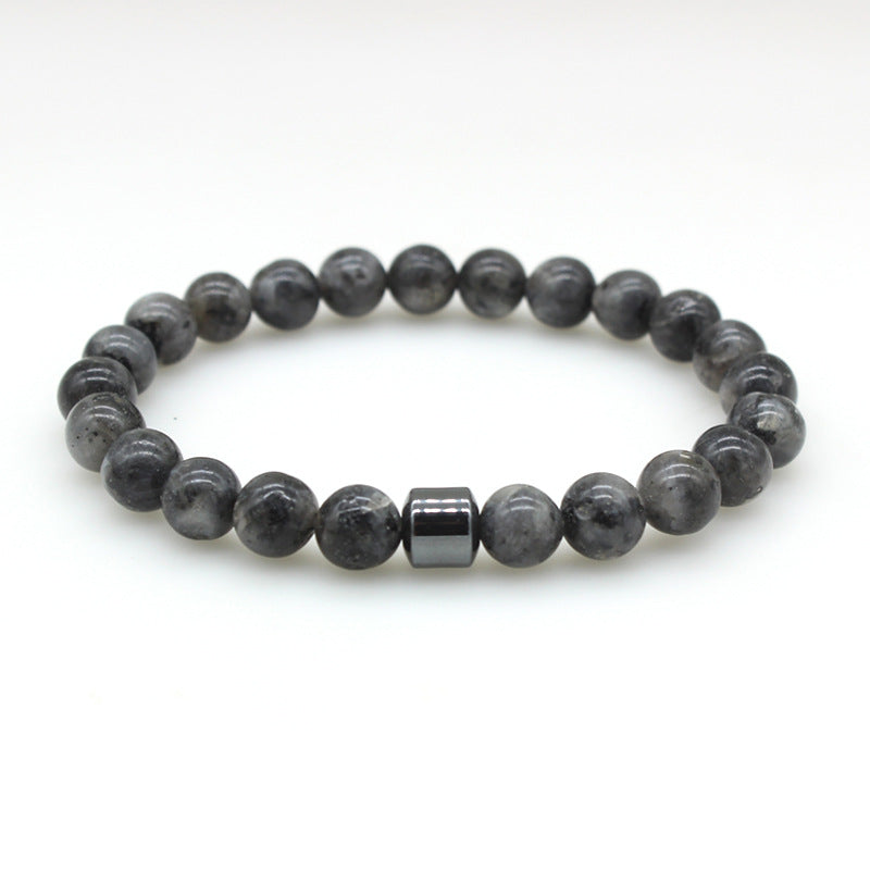 Magnetic Stone Bead Bracelet