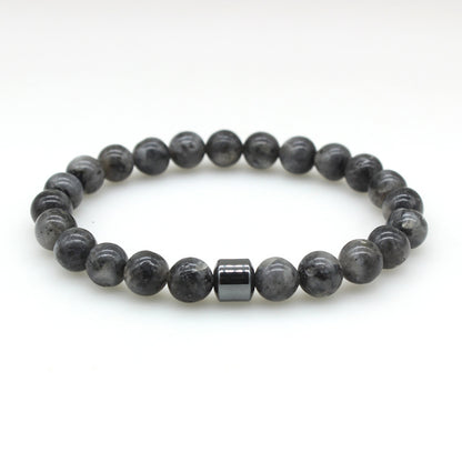 Magnetic Stone Bead Bracelet