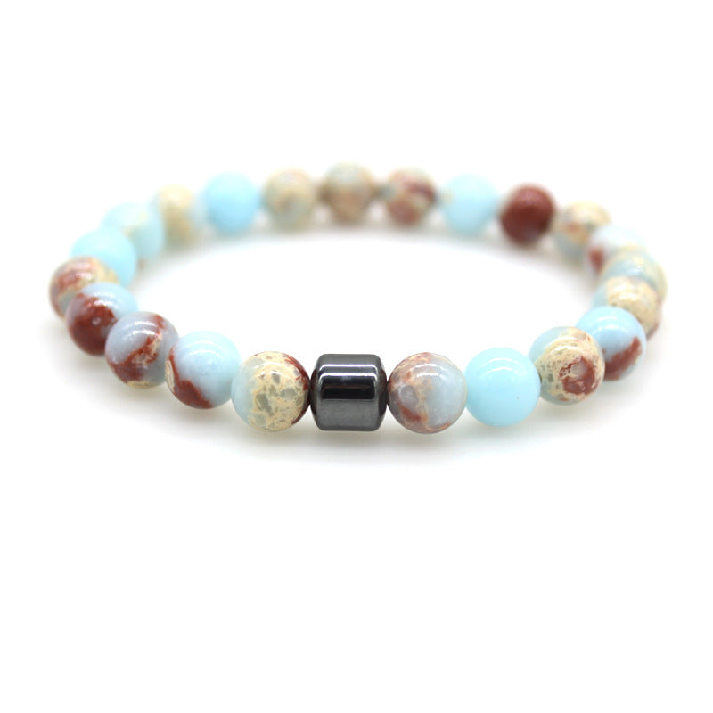 Magnetic Stone Bead Bracelet