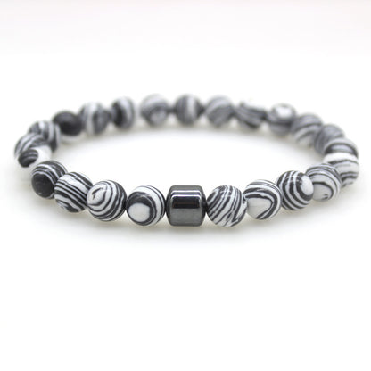 Magnetic Stone Bead Bracelet