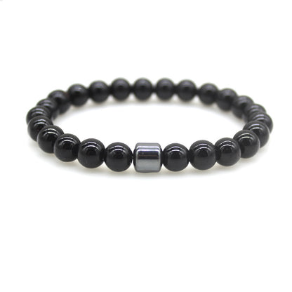 Magnetic Stone Bead Bracelet