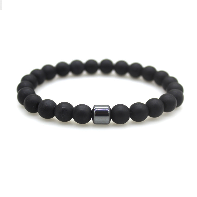 Magnetic Stone Bead Bracelet