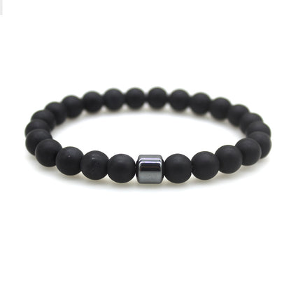 Magnetic Stone Bead Bracelet