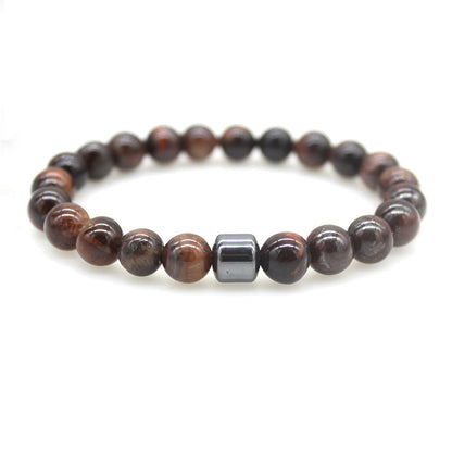 Magnetic Stone Bead Bracelet