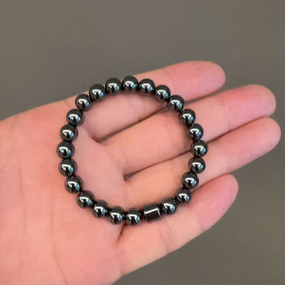 Magnetic Stone Bead Bracelet