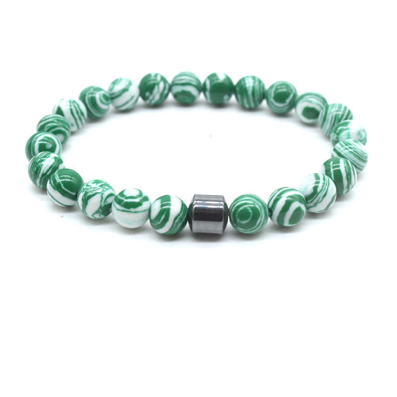 Magnetic Stone Bead Bracelet