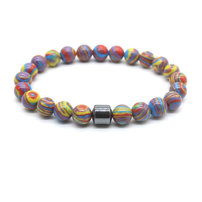 Magnetic Stone Bead Bracelet