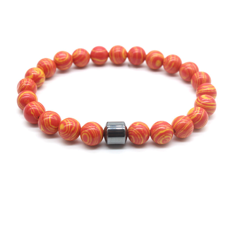 Magnetic Stone Bead Bracelet