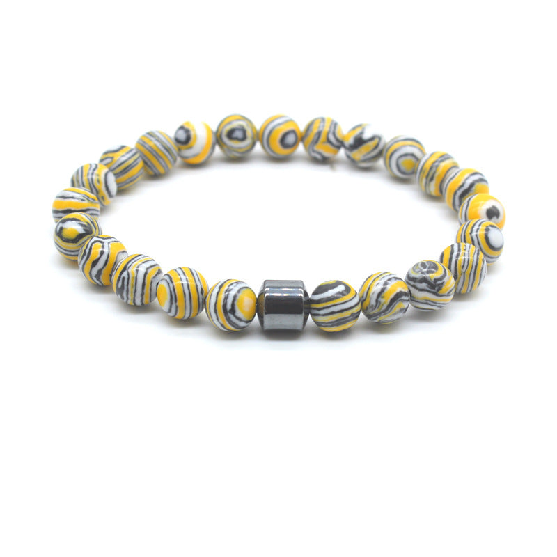 Magnetic Stone Bead Bracelet