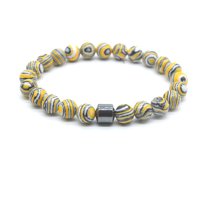 Magnetic Stone Bead Bracelet