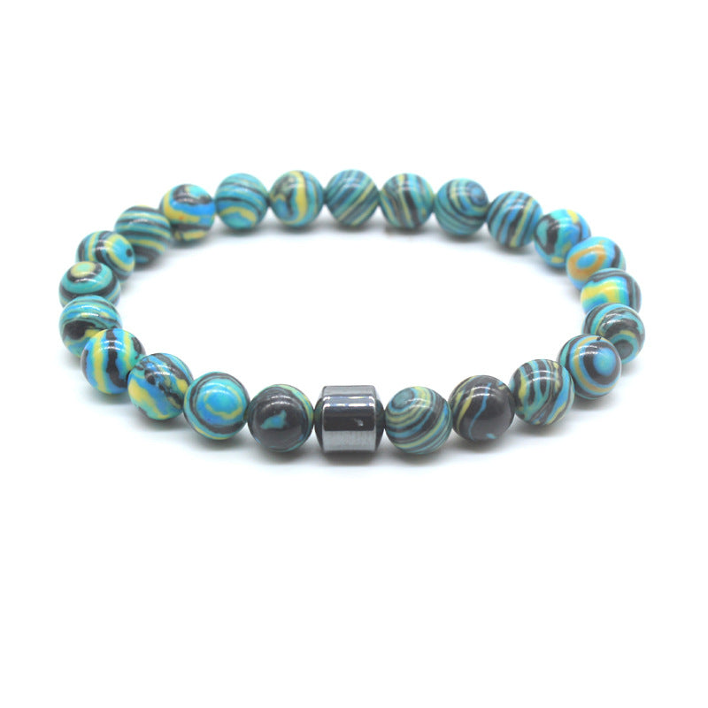 Magnetic Stone Bead Bracelet